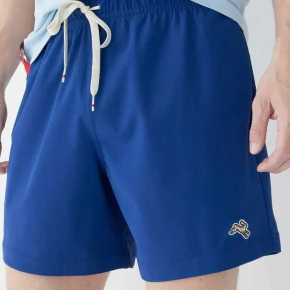 New Men's S M  Tracksmith x J Crew Cannonball Run blue running shorts - Picture 2 of 11